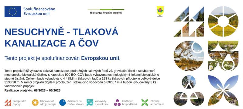 tlaková kanalizace a ČOV